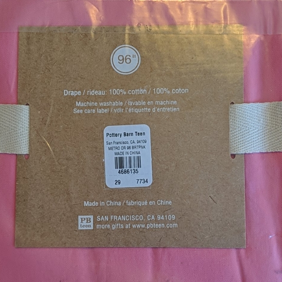 Pottery Barn Teen window panels - Picture 5 of 5